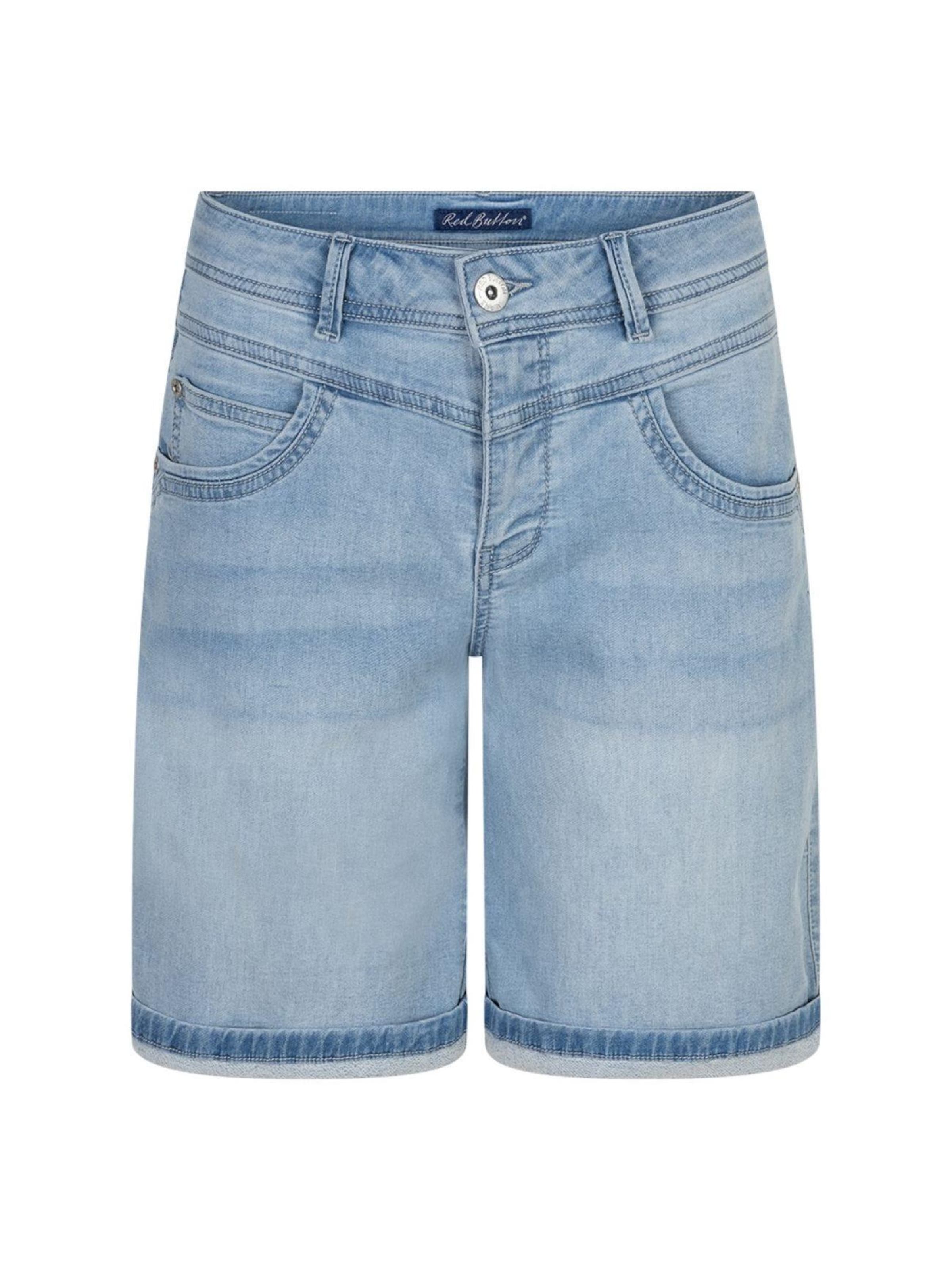 Red Button Regular Hose 'Red Button relax short bleach'‌‌‌‌‌‌‌‌‌‌ in Blau: Vorderseite