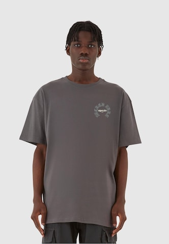 MJ Gonzales Shirt 'CROS x' in Grey: front
