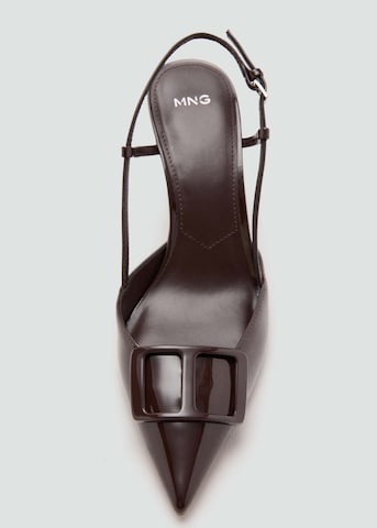 MANGO Slingback Pumps in Brown
