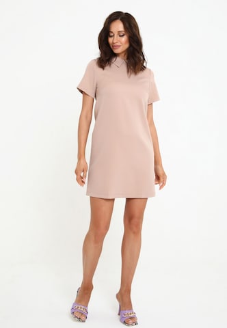 Awesome Apparel Kleid in Beige