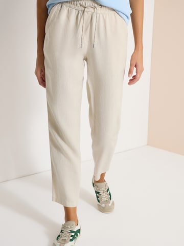 CECIL Слим фит Панталон 'Tracey' в бежово: отпред