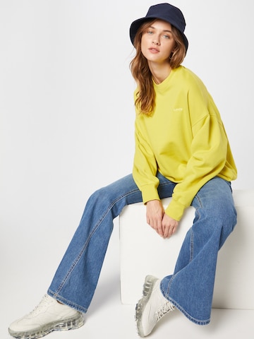 LEVI'S ® Sweatshirt 'Levi’s® Women's WFH Sweatshirt' in Yellow