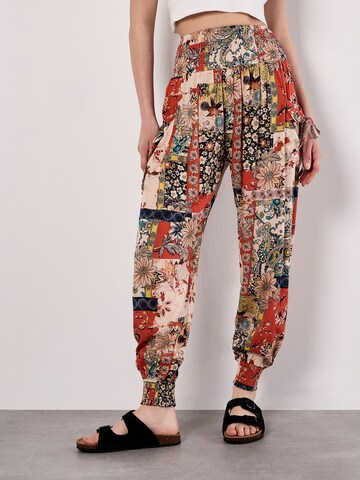 Apricot Loose fit Pants in Mixed colors: front