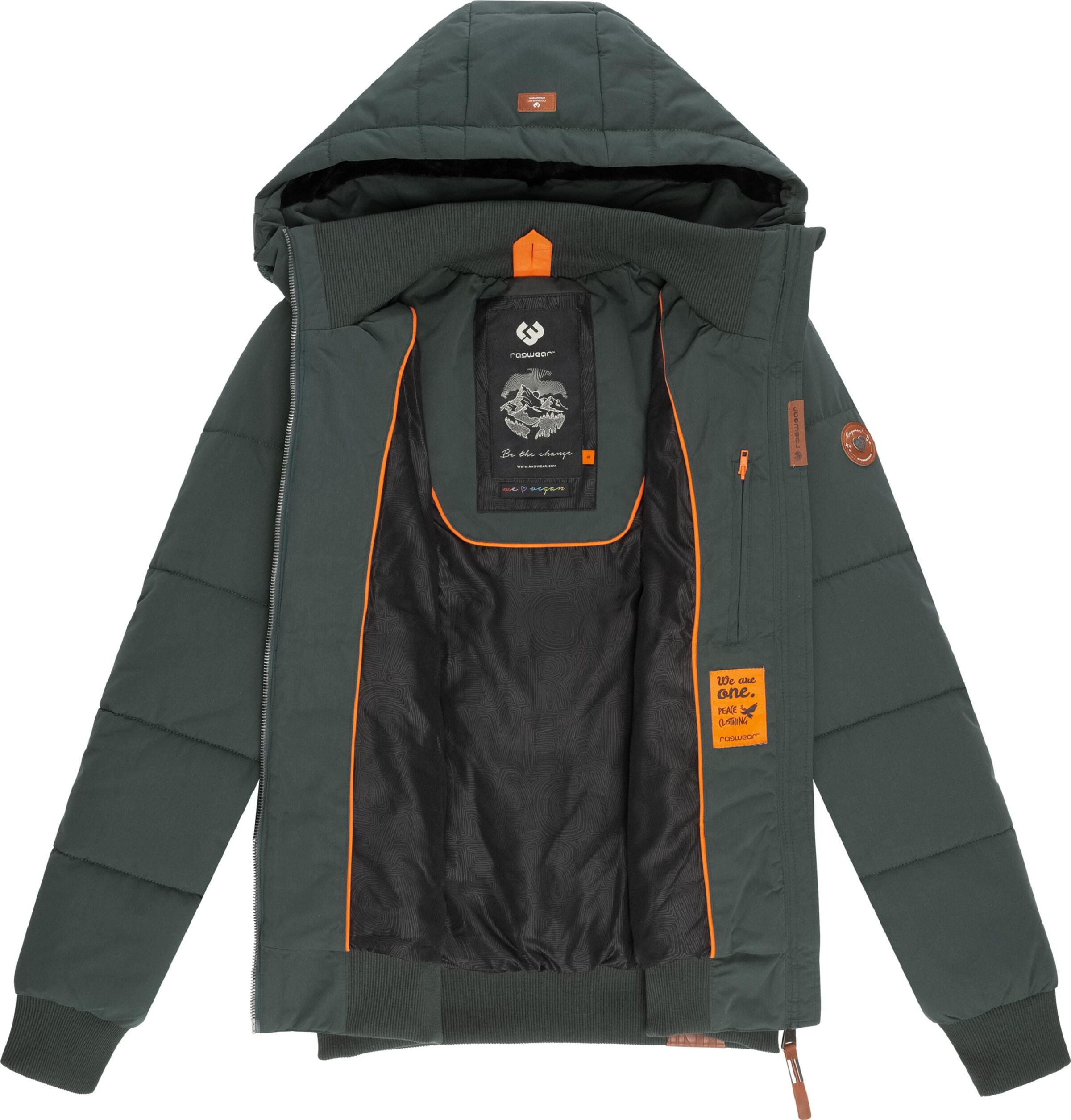 Ragwear Kurtka funkcyjna 'Nuggys Solid' w kolorze zielony