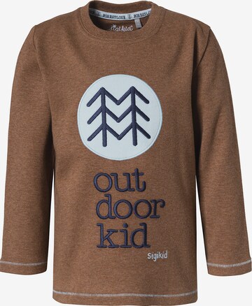 SIGIKID Shirt in Brown: front