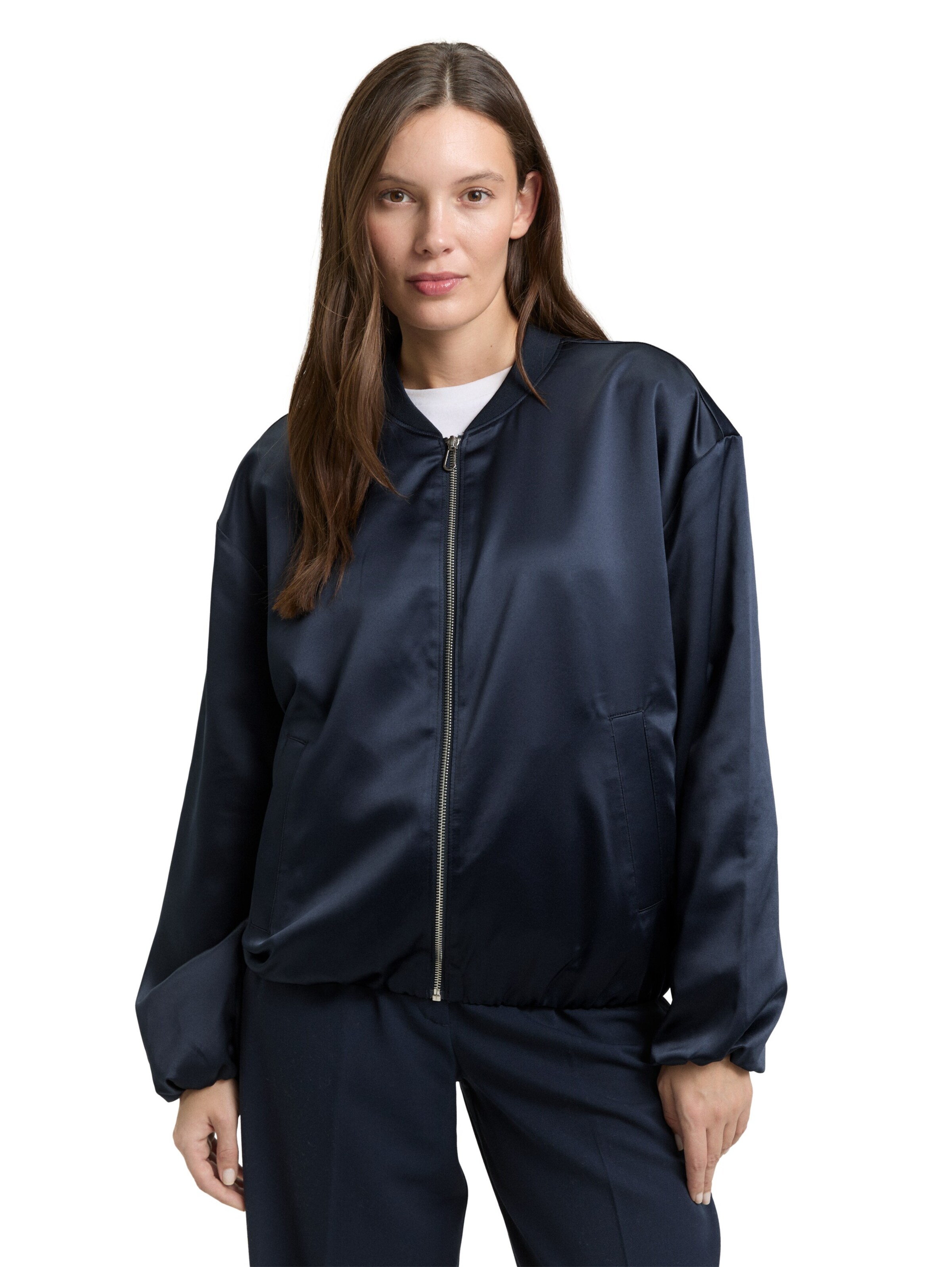TOM TAILOR Übergangsjacke in Blau: Vorderseite