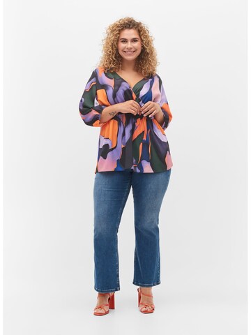 Camicia da donna 'XBECCA' di Zizzi in colori misti