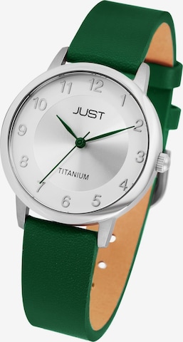 JUST Analog Watch 'Della, 5 ATM' in Green: front