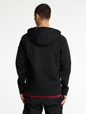 CHASIN' Gebreid vest 'Adan Zip' in Zwart