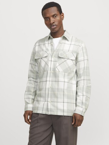 JACK & JONES Comfort Fit Skjorte i grøn: forside