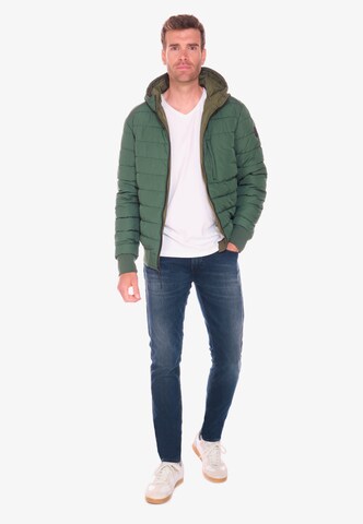 Le Temps Des Cerises Between-season jacket 'Beltag' in Green