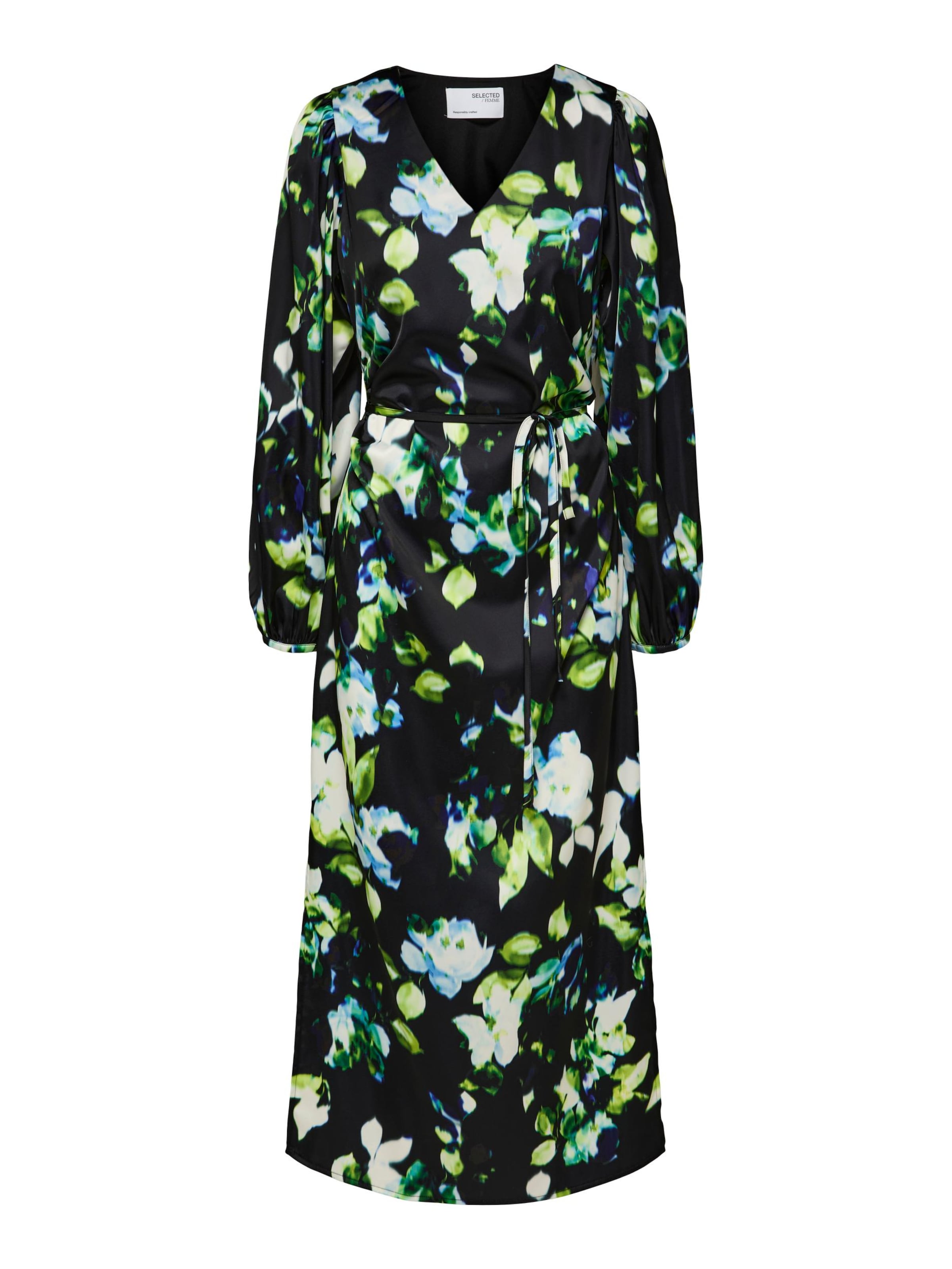 SELECTED Kleit 'Solaia', värv must: eest vaates