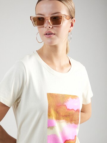 T-shirt 'REBEKKA' Fransa en beige