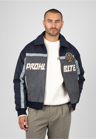 Prohibited Between-season jacket 'Old Era' in Blue: front