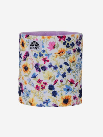 WESORA GmbH Tube Scarf 'Printed Neckwarmer Fleece + UV-Schutz' in Purple: front