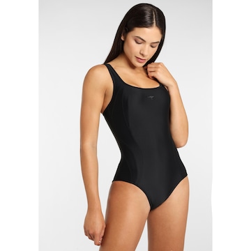 KangaROOS Bralette Shaping Swimsuit in Black