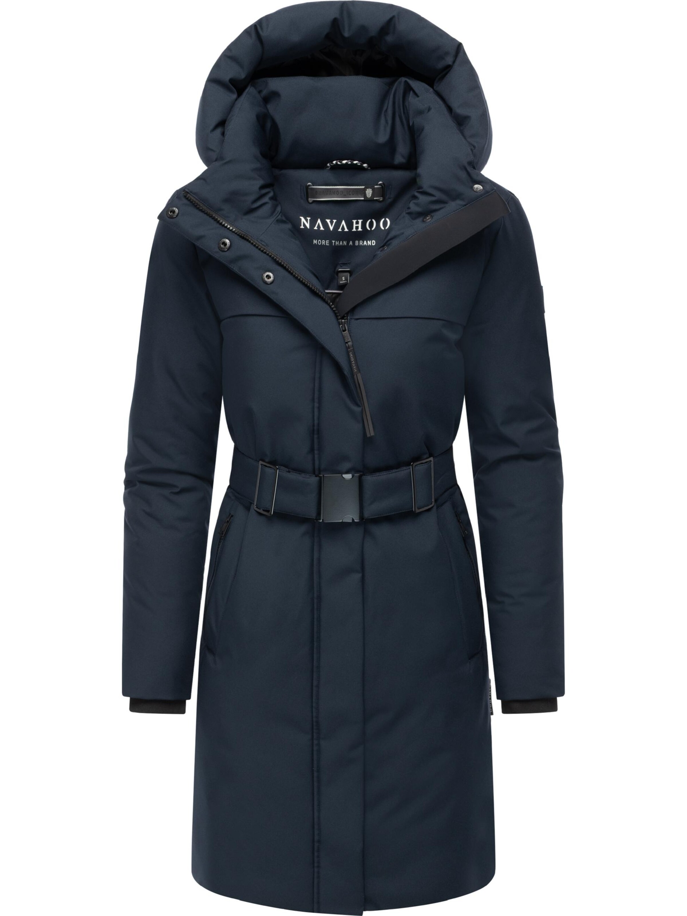 NAVAHOO Wintermantel 'Gipfelspass XIV' in Blau