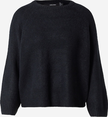 Pull-over 'ELLYLEFILE' VERO MODA en noir : devant