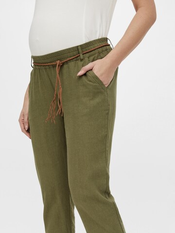 Loosefit Pantalon 'Beach' MAMALICIOUS en vert