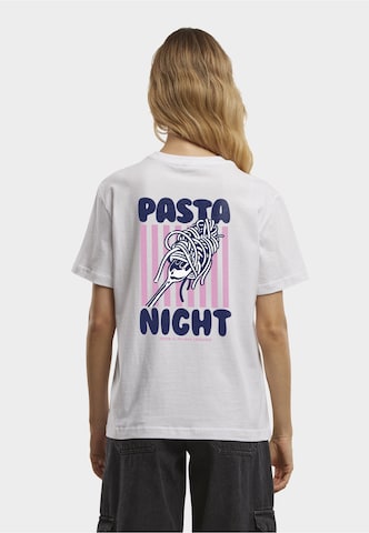 Miss Tee Shirt 'Pasta Night Love Language Tee' in White