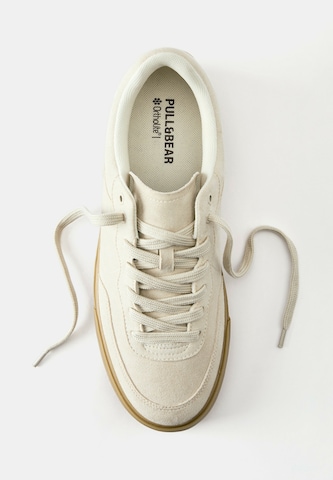 Pull&Bear Tenisky – béžová
