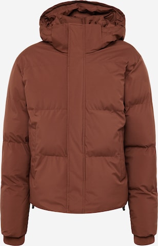 Les Deux Weatherproof jacket 'Madden' in Brown: front