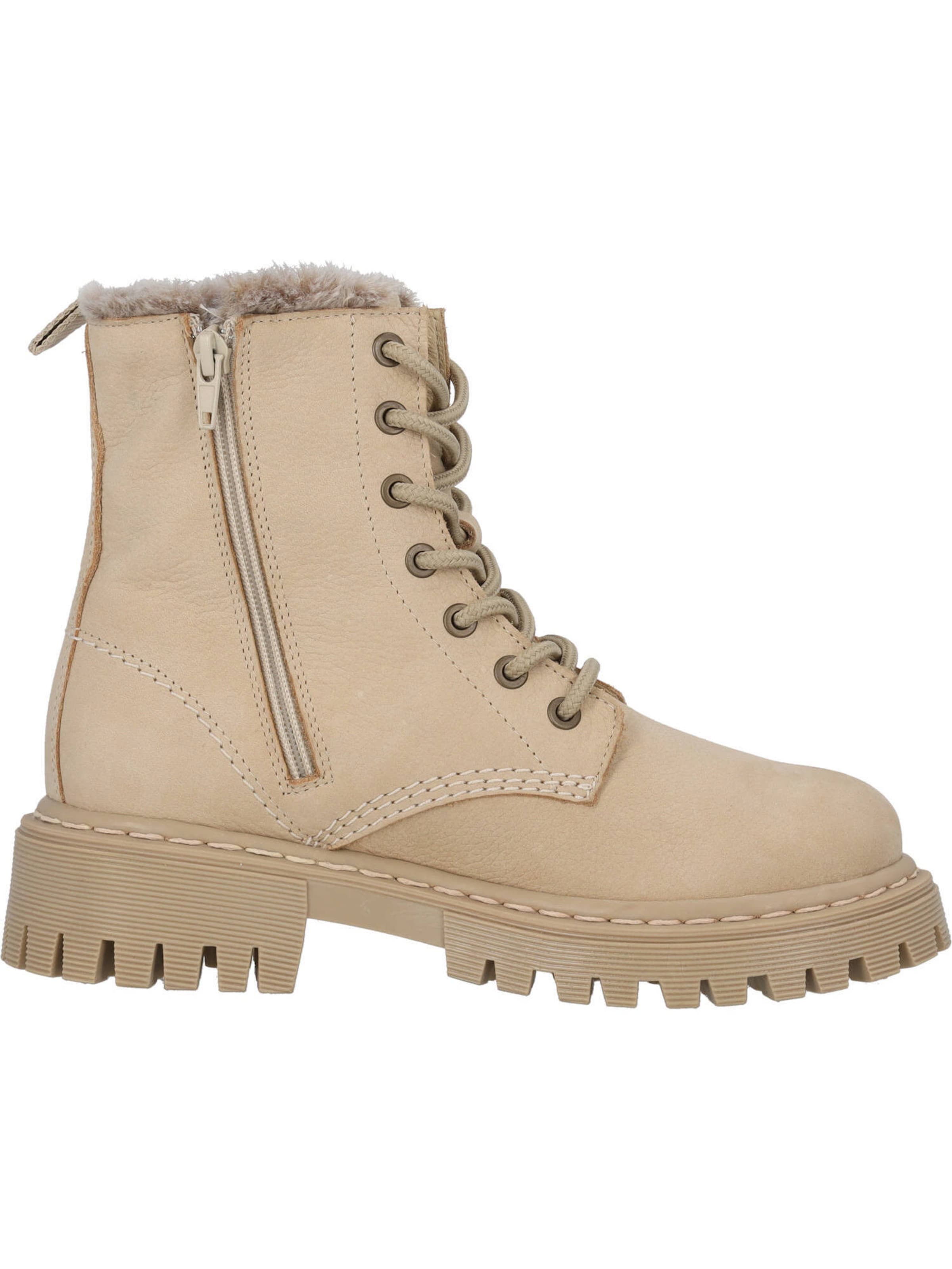 Palado Μπότες με κορδόνια 'Giase' σε μπεζ