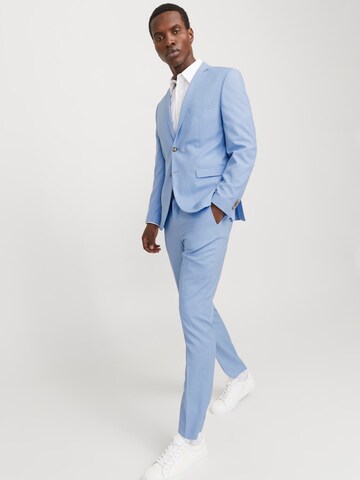 JACK & JONES Slimfit Bukser med fals 'JPRSOLARIS' i blå