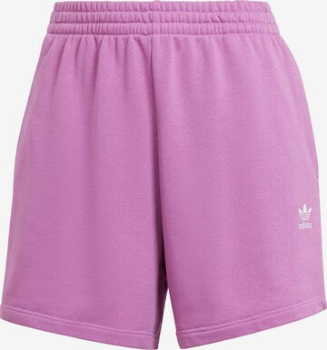 Pantalon 'Adicolor Essentials' ADIDAS ORIGINALS en violet : devant
