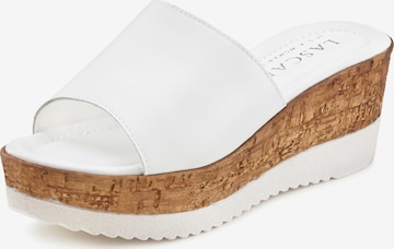 LASCANA Mules in White: front