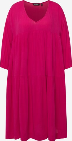 Robe Ulla Popken en rose : devant