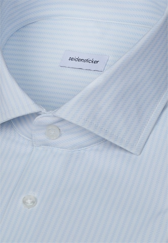 SEIDENSTICKER Regular Fit Hemd in Blau