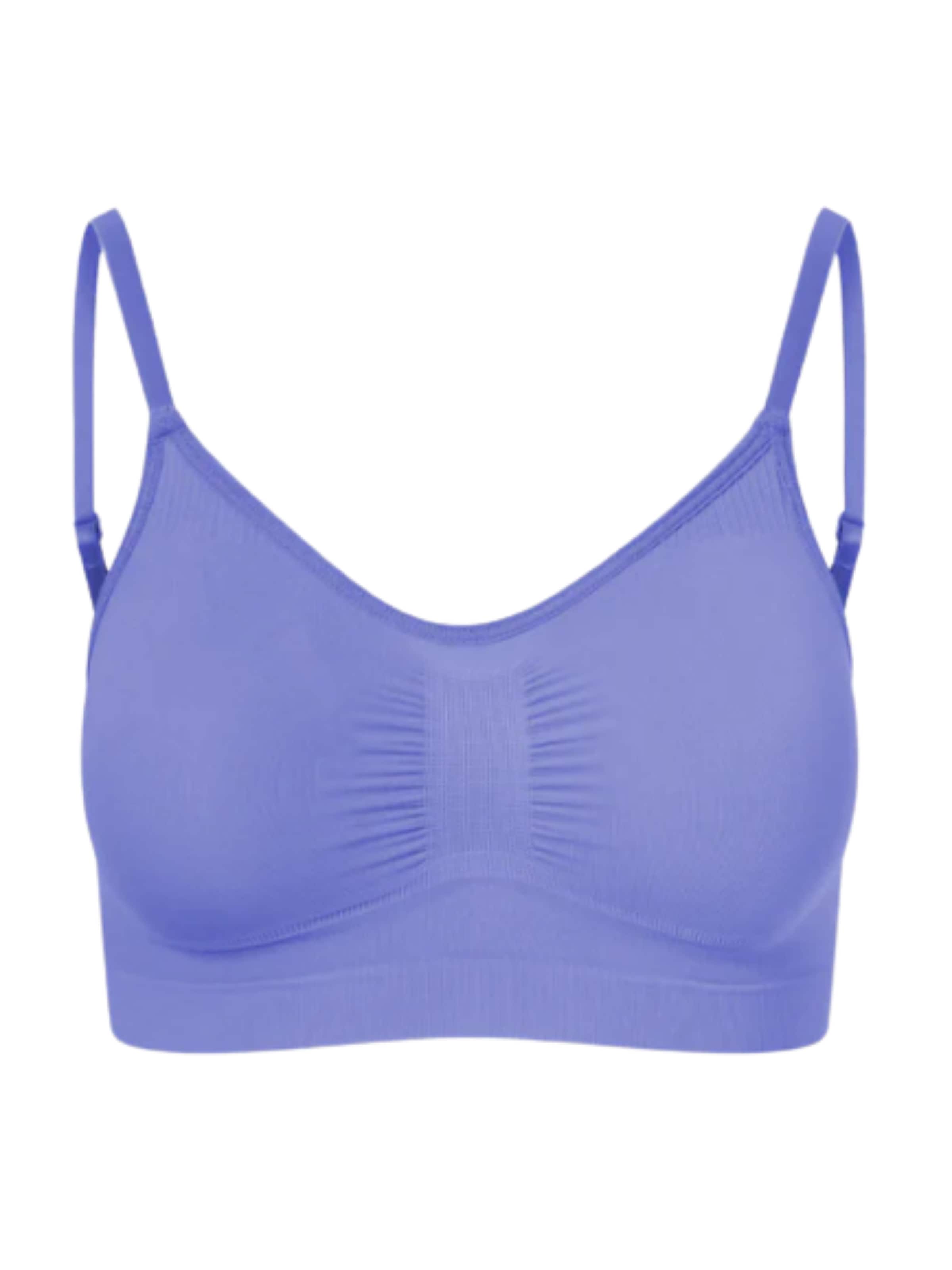 cfab by creamy fabrics Bustier BH 'Comfort Bralette'‌‌‌ in Lila: Vorderseite