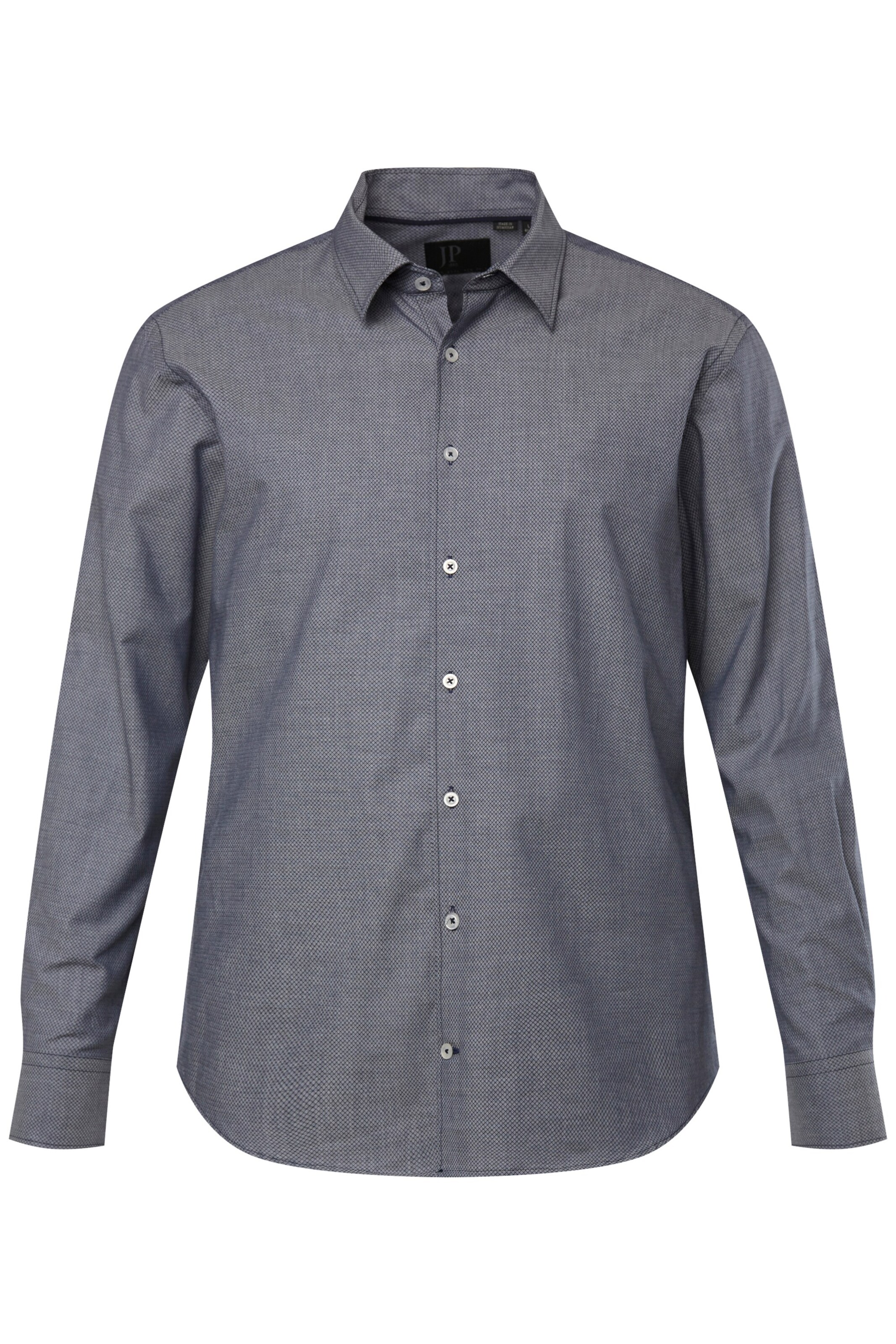 JP1880 Regular fit Overhemd in Grijs: voorkant