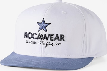 ROCAWEAR Cap 'ROCAFELLA' in White: front
