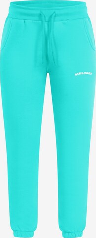 Smilodox Tapered Broek 'Cassandra' in Groen: voorkant