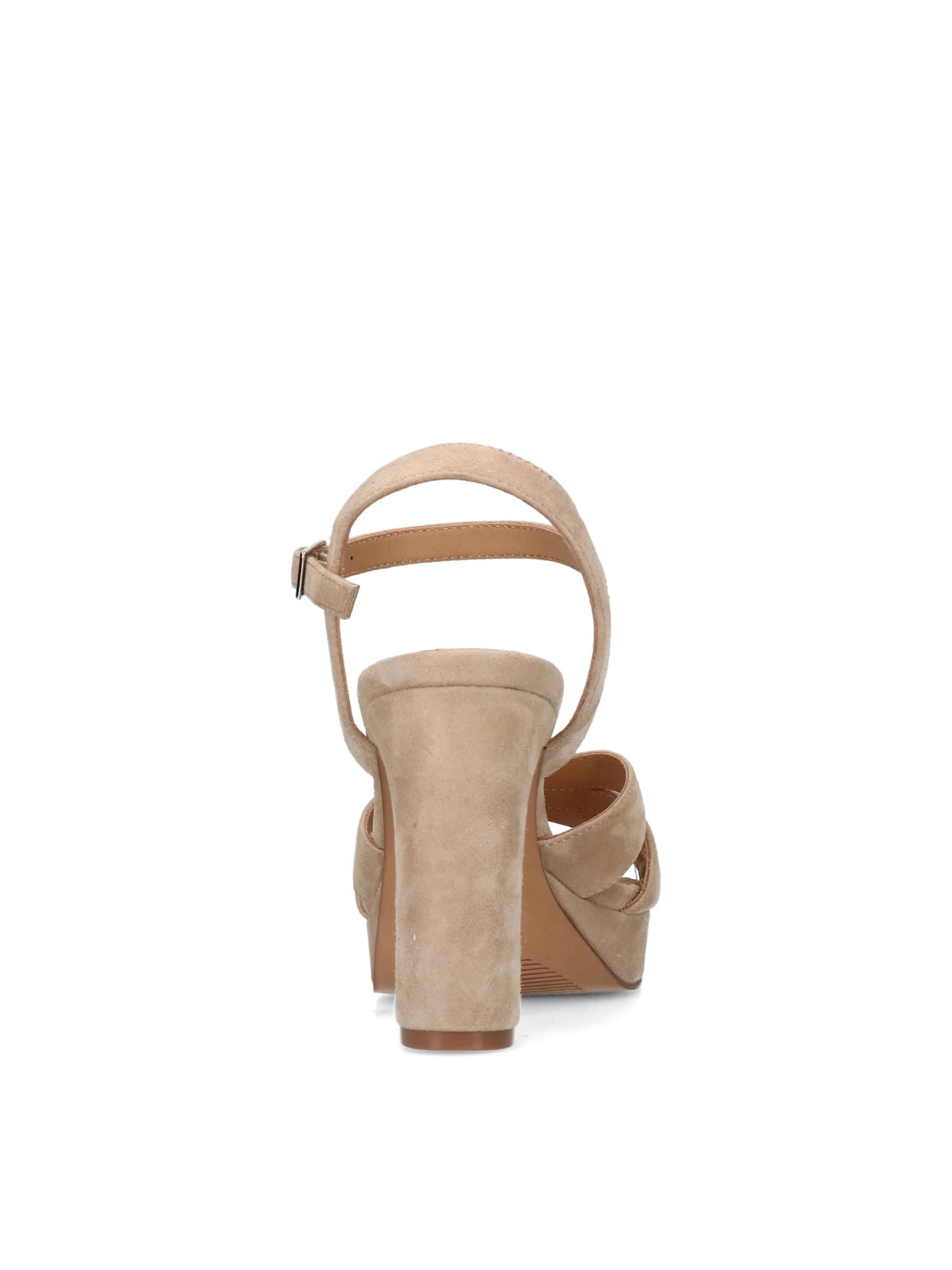 MANFIELD Sandale in Beige