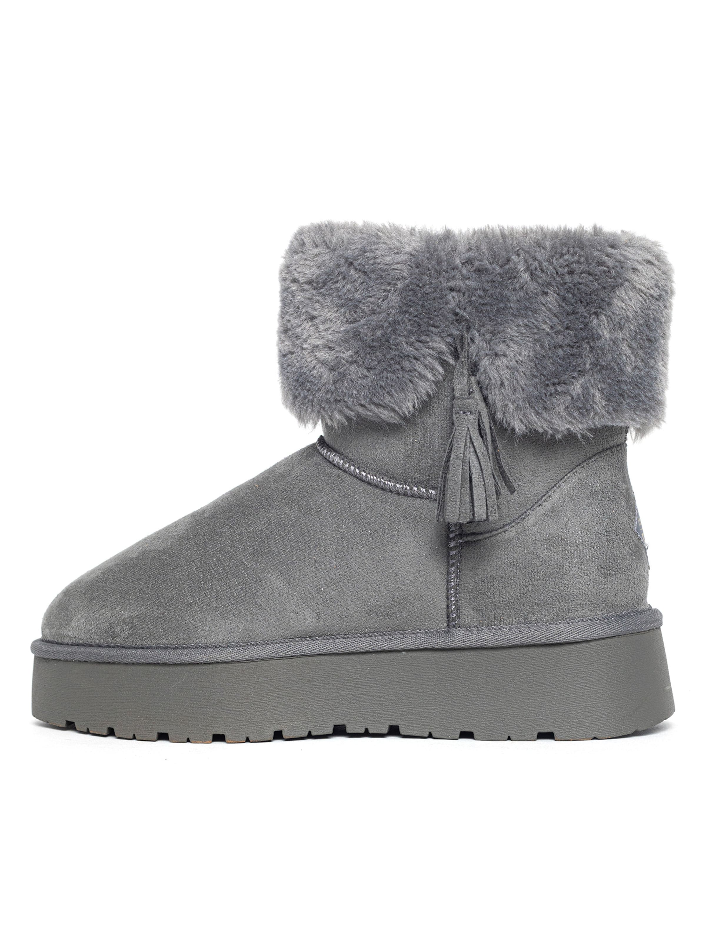 Boots 'CINNAMON' di Island Boot in grigio: frontale