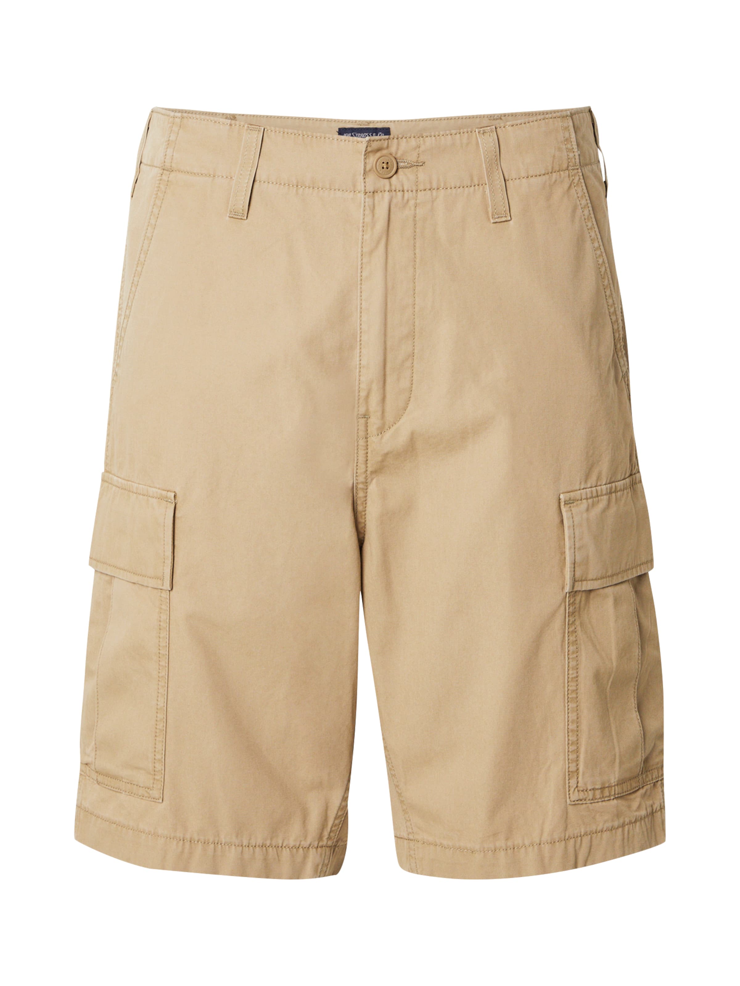 smėlio LEVI'S ® Laisvo stiliaus kelnės 'Carrier Cargo Shorts': priekis