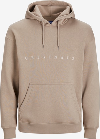 JACK & JONES Sweatshirt 'Copenhagen' in Brown: front