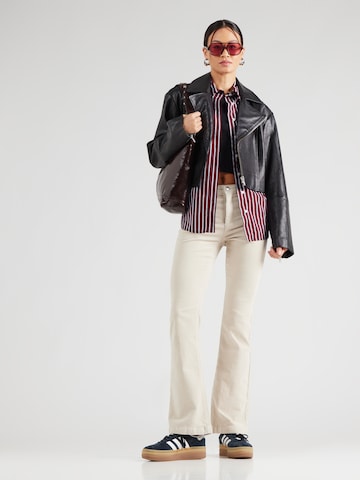 Tally Weijl Bootcut Nohavice - Béžová