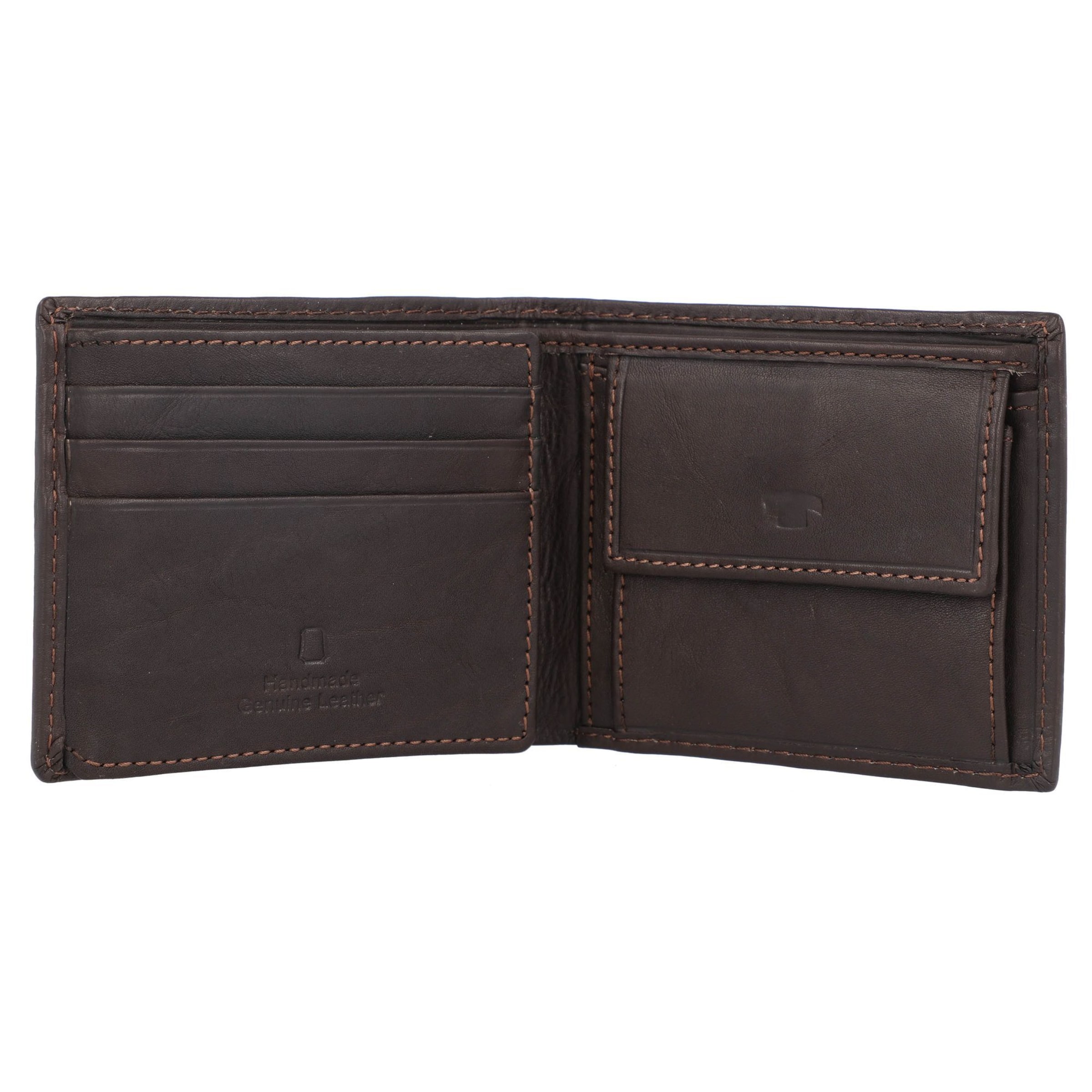 Porte-monnaies 'Lary' TOM TAILOR en marron