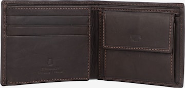 TOM TAILOR Wallet 'Lary' in Brown