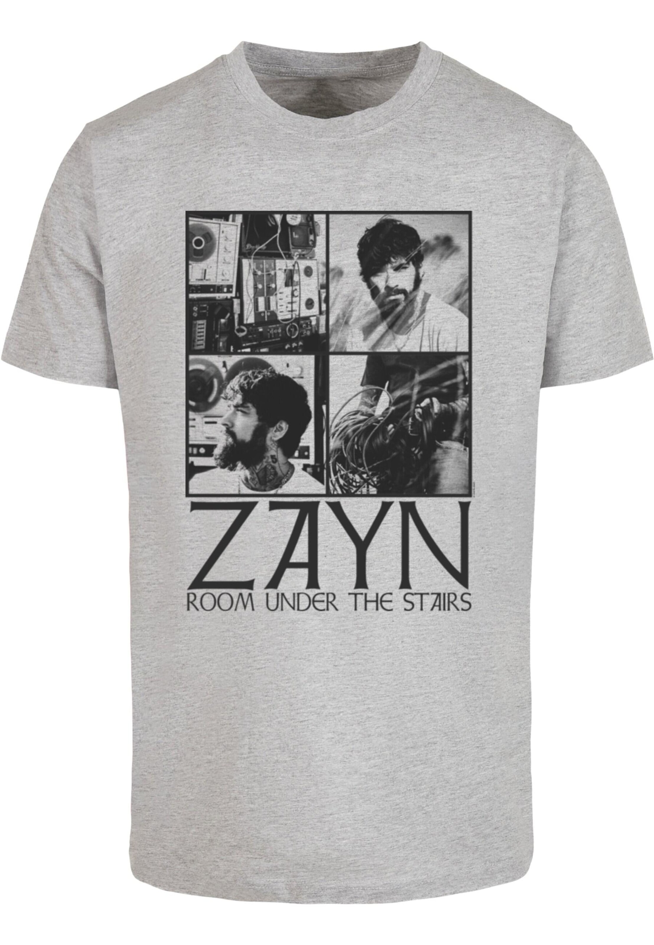 Maglietta 'Zayn - Quad Collage' di Merchcode in grigio: frontale