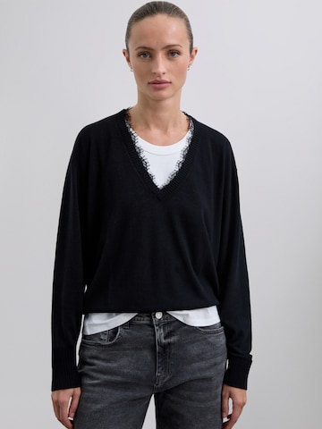 Scalpers Sweter w kolorze czarny