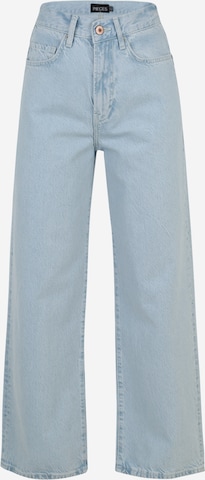 Pieces Petite Wide Leg Jeans 'Flikka' in Blau: predná strana