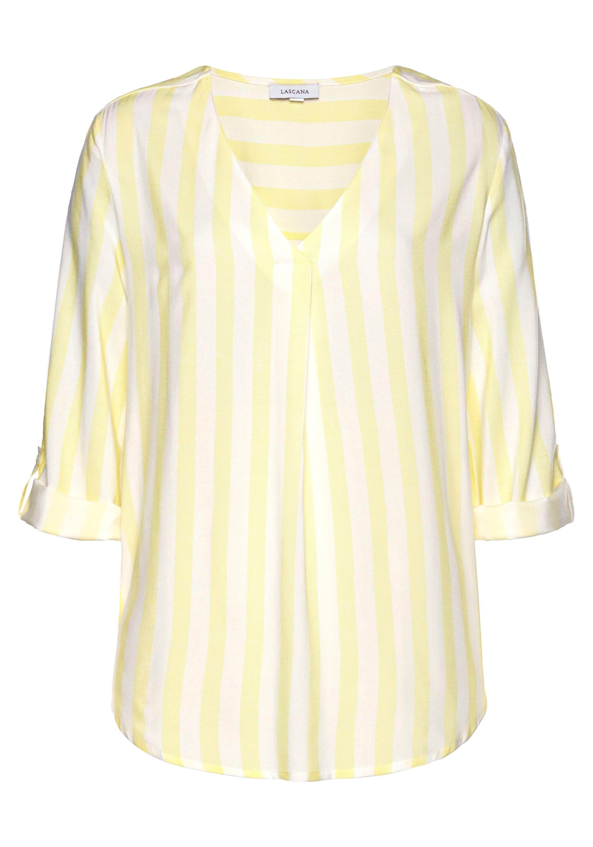 Camicia da donna di LASCANA in giallo: frontale