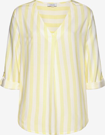 LASCANA Blouse in Yellow: front