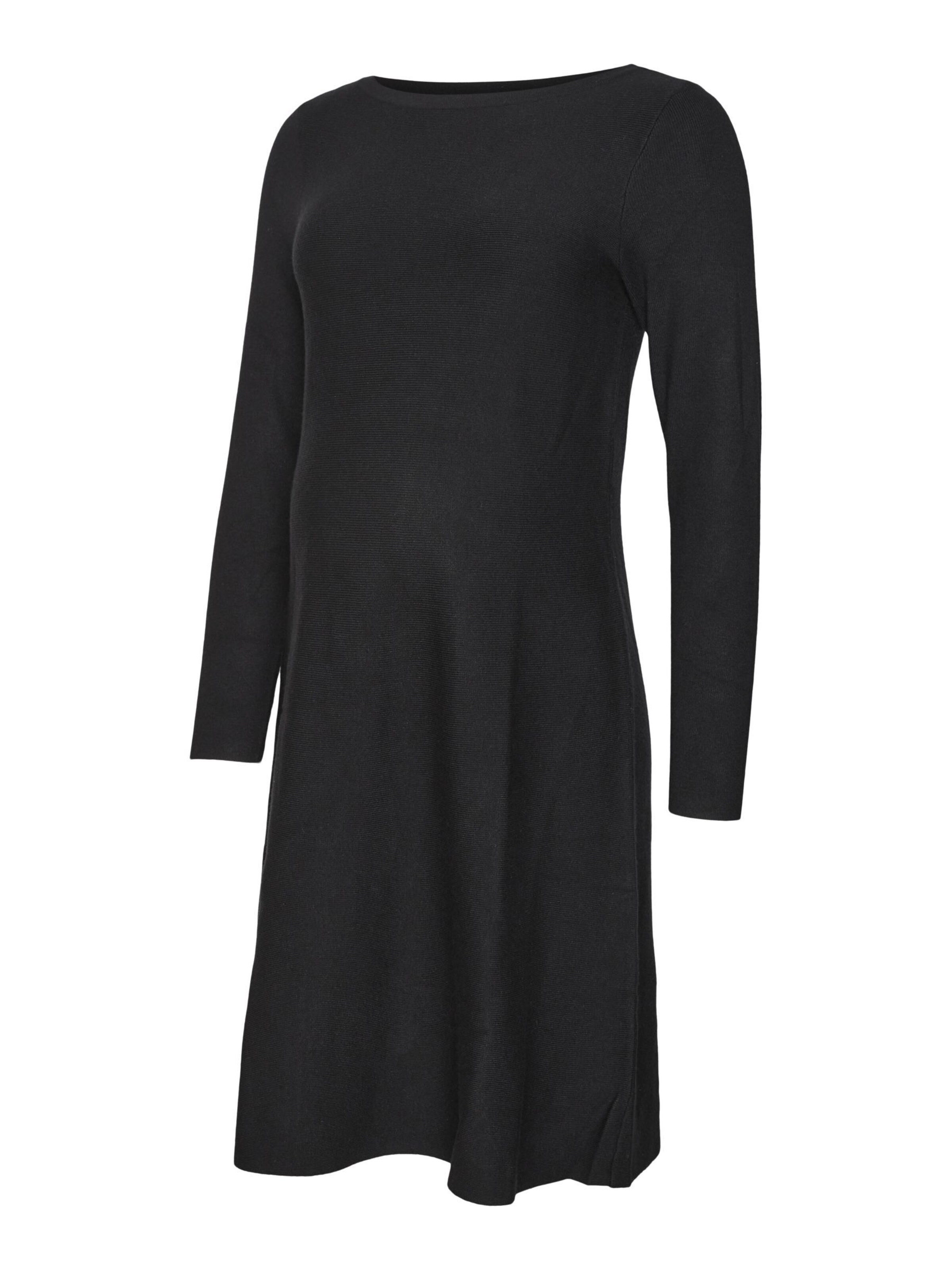 Robes en maille Vero Moda Maternity en noir : devant