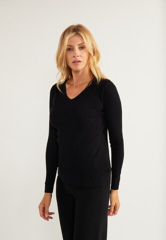 usha BLACK LABEL Sweater 'Nowles' in Black: front